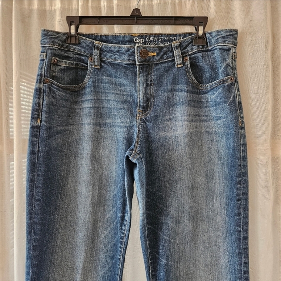 📌61 GAP CURVY STRAIGHT FIT JEANS WOMEN'S SIZE 12|31 - Picture 5 of 11